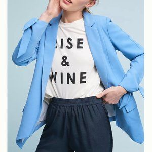 Anthropologie Sky Blue Blazer